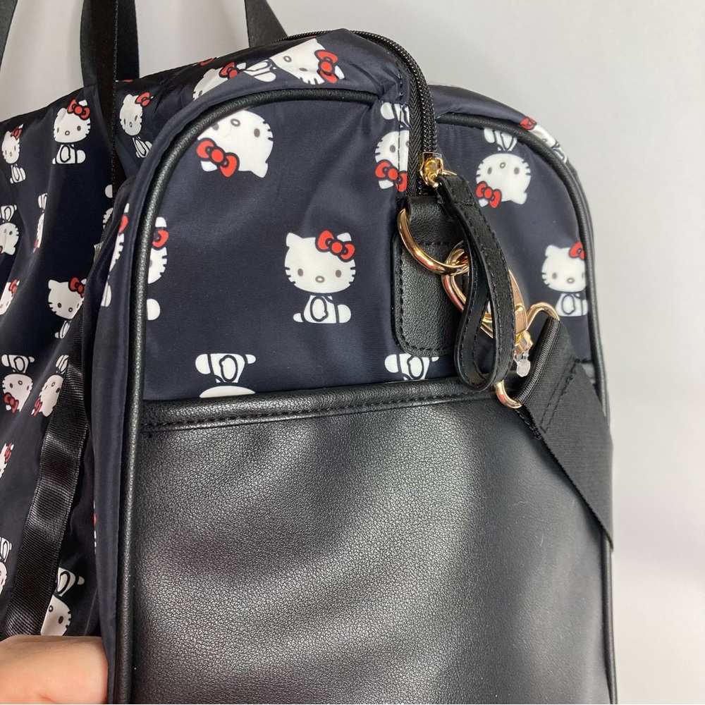 Hello Kitty Pattern Weekender Overnight Duffel Ba… - image 5